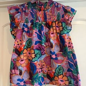 THML Multicolor Floral Blouse